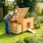 Chicken coop, Waterproof Asphalt Roof