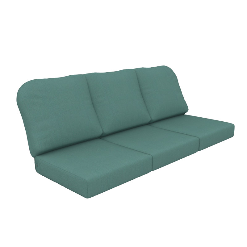 Outdoor Sunbrella® 3 Seater Sofa Cushions, Cast Breeze Sunbrella® Plainweave