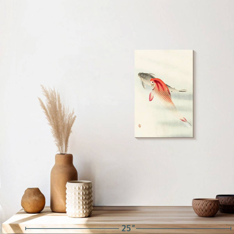 Two Carp, 12" H x 8" W