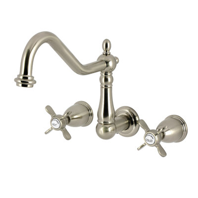 Kingston Brass Essex Two-Handle 3-Hole Wall Mount Roman Tub Faucet