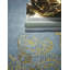 Hand Tufted Floral Area Rug in Blue/Gold-52732600