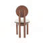 Ensemble de 2 élégantes chaises de salle à manger en tissu de polyester avec structure en bois robuste pour des intérieurs modernes et raffinés-1856060464