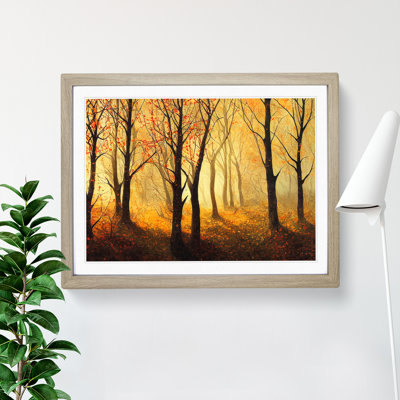 Captivating Autumn Forest - Framed Print