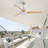 52 Inch Ceiling Fan With 22W LED Light And Remote Control 5 ABS Blades For Living Room