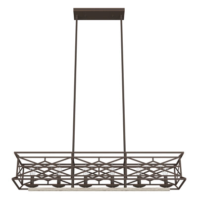Langwood 6 Light Linear Chandelier