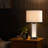 23.25'' Glass USB Table Lamp Set With Built-in Night Light