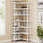 79.53" Tall 7-Tier Large Corner Bookshelf-923734514