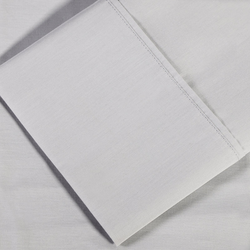  Housse de coussin 100% coton percale, Très grand, Platinum