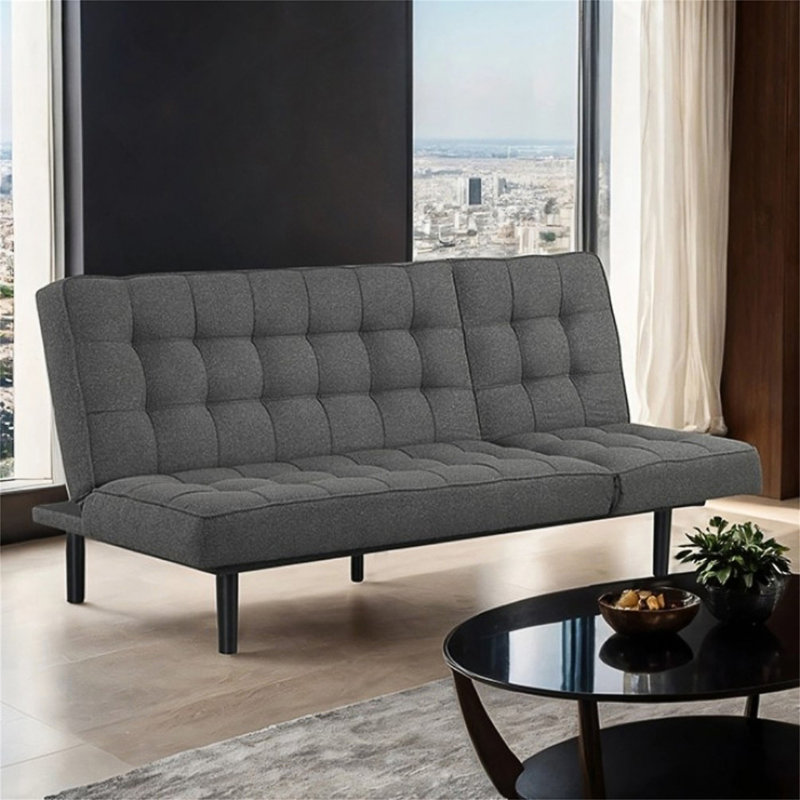 Canapé futon, Gris foncé