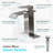 Waterfall Bathroom Faucet For Sink Single Hole,pop Up Drain With Overflow-112007822