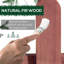 Southwold Pack of 12 Wooden Border Fences, 60L x 1D x 34H cm, Rustic Brown