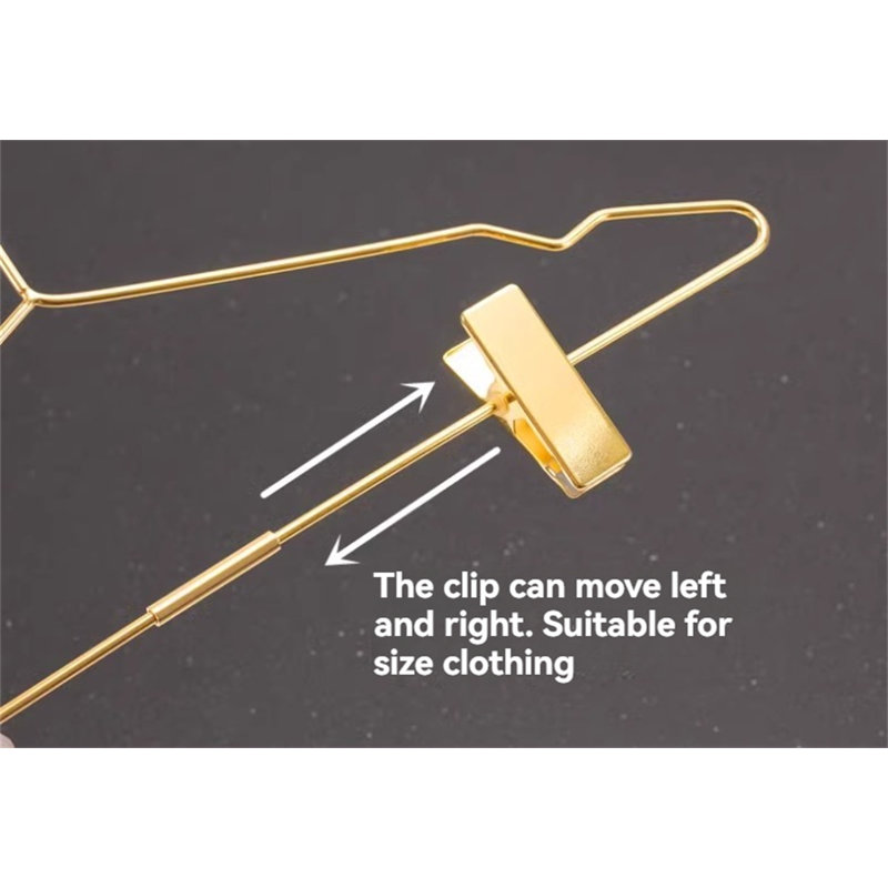 Cintre en métal antidérapant pour robe / chandail / chandail Nyvea, 5