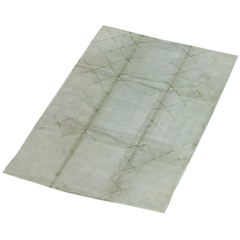 Curving Area Rug in Gray