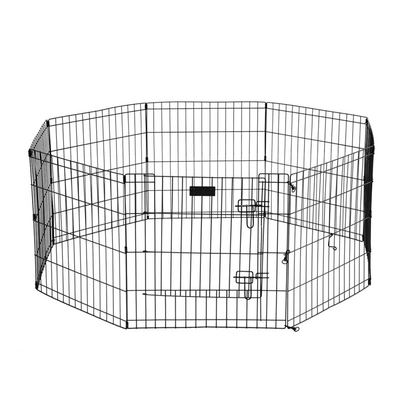 24in Foldable Metal Exercise Pen/pet Playpen