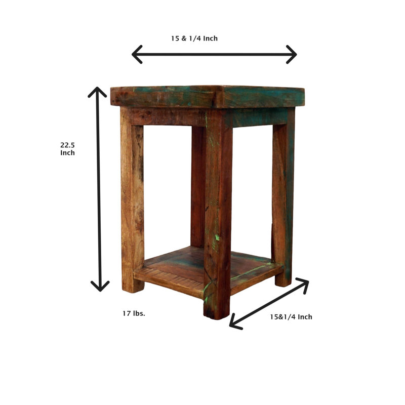 Table de bout en bois massif Lois