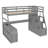 Graettinger Kids Twin Loft Bed with Drawers-1221813580