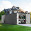 Remise de rangement pour l'extérieur en métal l 13 pi x P 20 pi-88849468