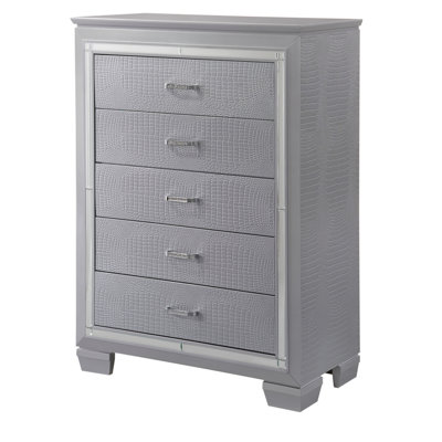 Commode haute 5 tiroirs Modern
