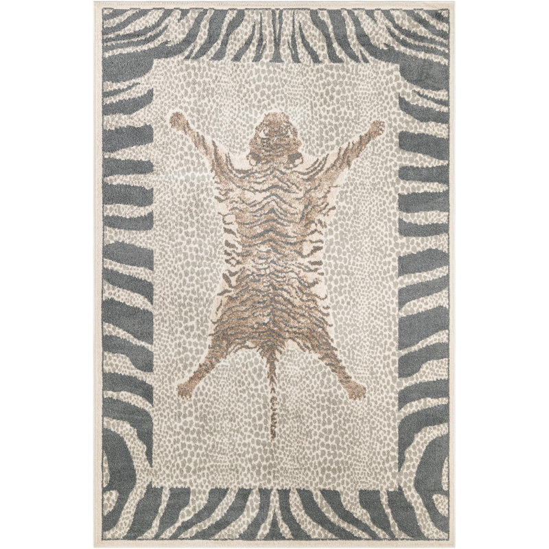  Tigres Wildlife Rug, Rectangle 6'1" x 9'