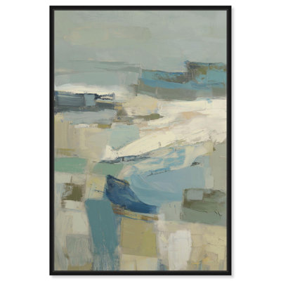 Décoration murale verte sur toile Coastal Breeze par Art Remedy