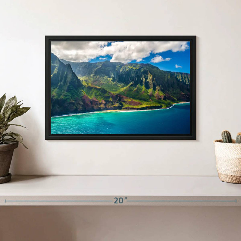 Kauai, Cadre flottant noir, 13 po x 9 po