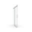 Porte de douche sans cadre à fermeture en douceur, verre trempé de 1/4 po (6 mm) avec revêtement antidéflagrant