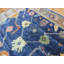 Tapis unique bleu marine de 8 pi x 10 pi