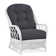 Chaise avec accoudoirs en rotin Everglade