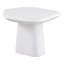 Table basse à piédestal en céramique Durand de 28 po avec surface anti-dégâts-128516590