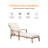 SeeHill Pool Lounge Chair, Aluminum Outdoor Chaise Lounge with Thick Cushion, Outdoor Lounger Pool Furniture with 6-Position Adjustable Backrest, Patio Lounge Chair for Outside, Deck-1425337109