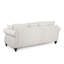 3 avec rembourrage confortable en beige, design moderne et roulé, 83 po x 31 po 34