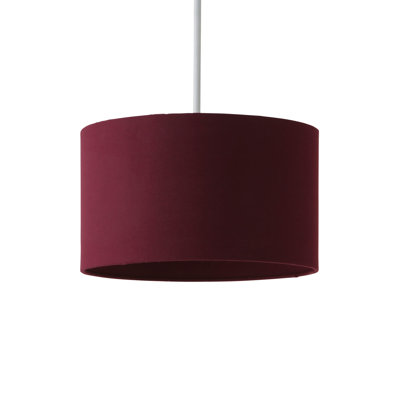 Blended Fabric Drum Lamp Shade ( Slip-On )