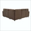 Canapé-lit modulaire en L avec canapé-lit, rangement et porte-gobelets-132516608