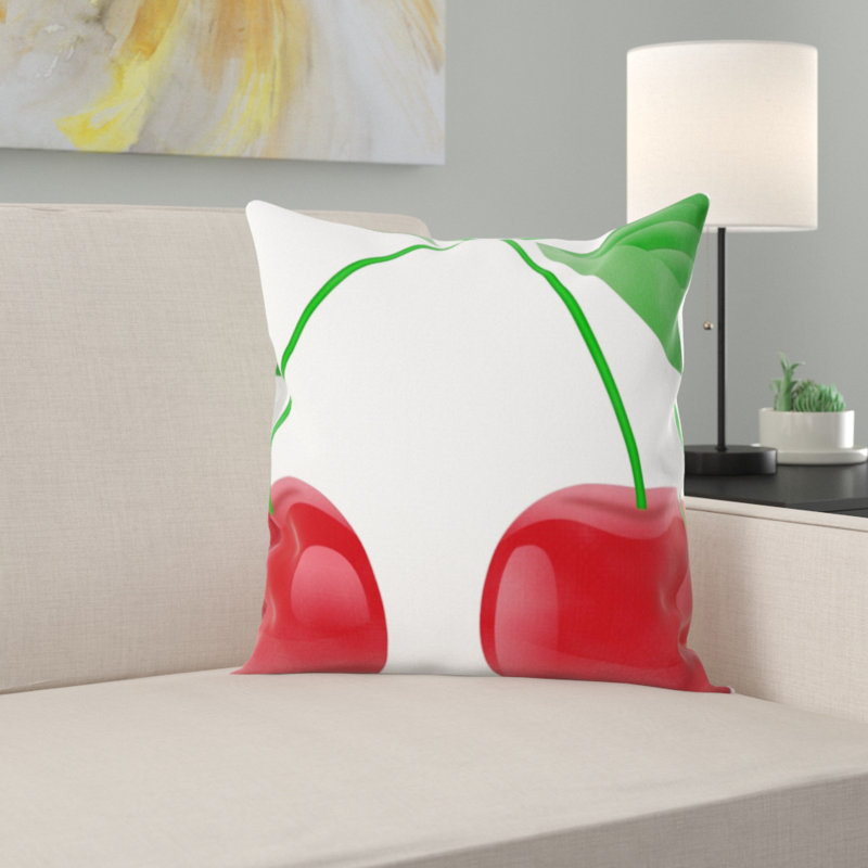 Coussin cerise