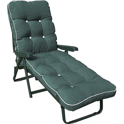 Keyser 95cm Long Reclining Single Chaise with Cushions