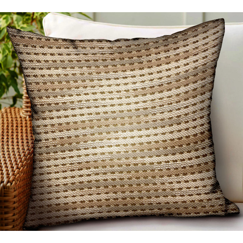 Plutus Luxury Outdoor/Indoor Throw Pillow, H 22 po x l 22 po