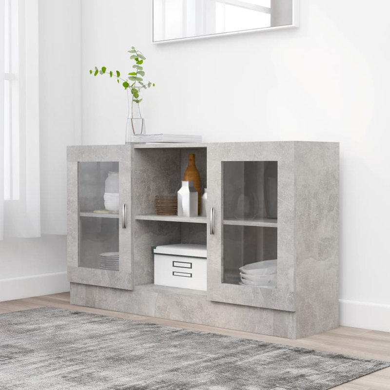 Avros 120cm Sideboard, Concrete Grey