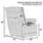 Upholstered Heated Massage Chair-82032674