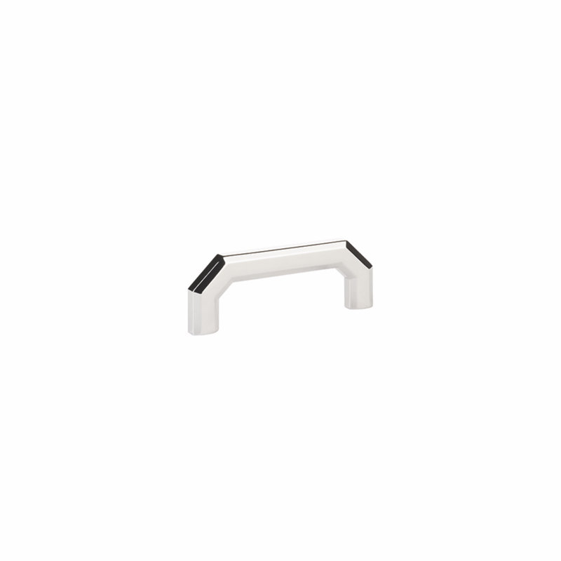 Riviera Bar Pull, 3 1/2", Polished Nickel