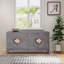 Buffet console en bois de manguier gris Jarae