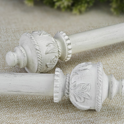 Adjustable 1.125''diameter Single Curtain Rod Set