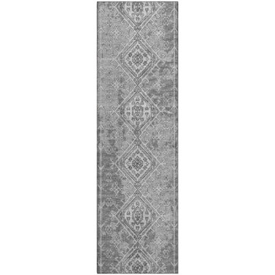 Premium Machine Washable Driessen AMF73 Ash Rug