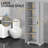 Storage Cabinet With Two Doors, Adjustable Shelf, Mdf Board - Ideal For Bathroom & Office Organization-64221011