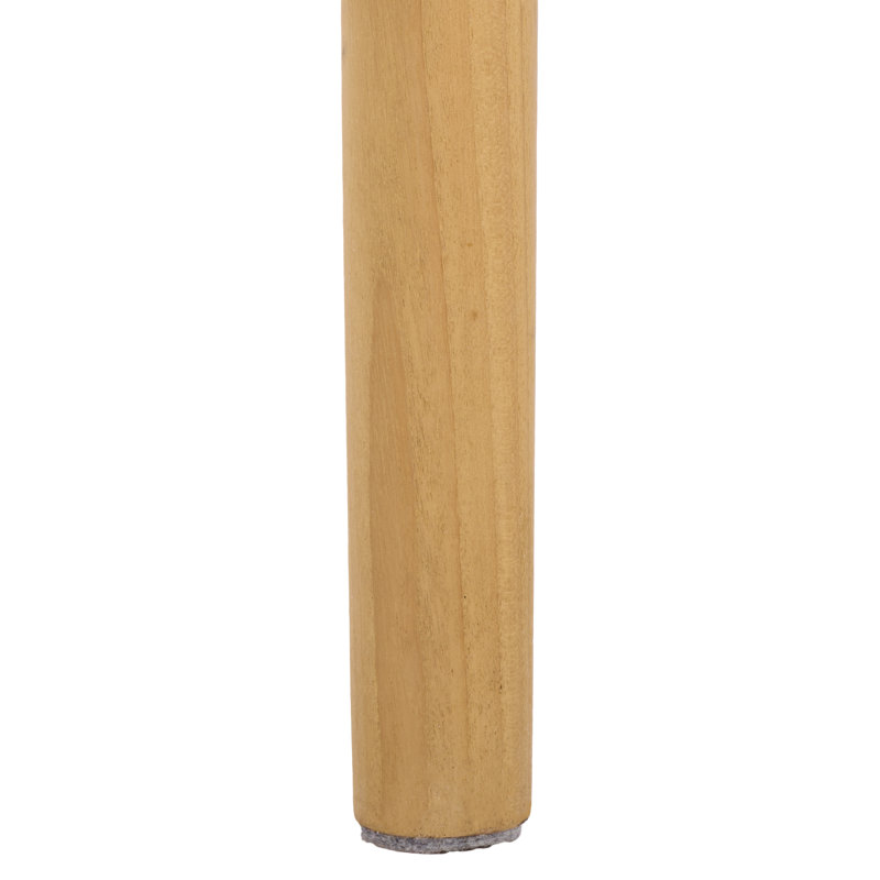 Laylie Rattan And Leather Counter Stool, Natura/Boucle