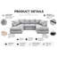 7 Seater Velvet Sectional-134917683