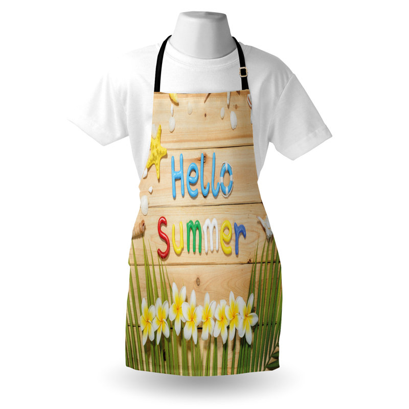 No Pattern Bib Apron