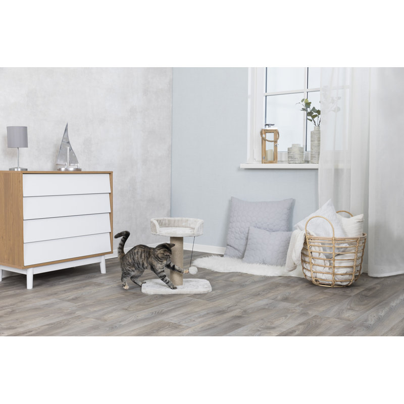 TRIXIE Mica 18-in Cat Tree for Kittens, Sisal Scratching Post, Padded Platform, Dangling Cat Toy