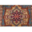 Tapis de couloir bleu clair Heriz Serapi noué à la main 3 x 8