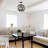 Hannon 4 - Light Iron Dimmable Globe Chandelier