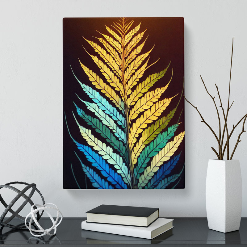 Dumlao Fern Leaf Street - Wrapped Canvas, 76cm H x 50cm W x 3cm D